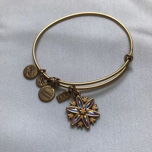Alex and ani snowflake bracelet